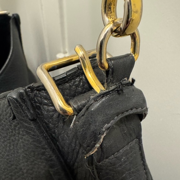 Prada Black Shoulder Bag with Gold Hardware - Picture 10 of 16